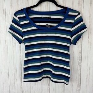 Abercrombie and Fitch NWT striped tee Small